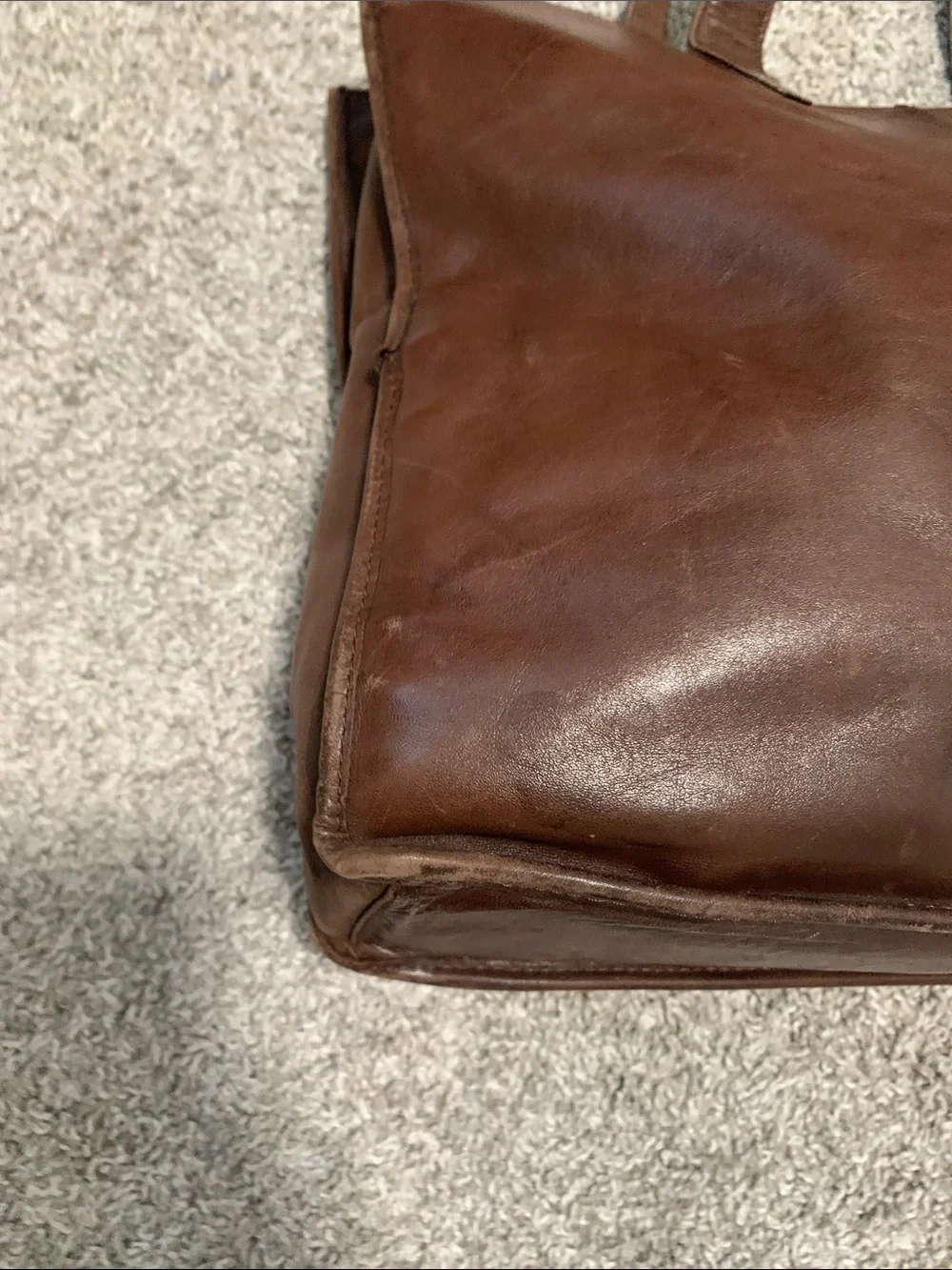 Vintage genuine leather